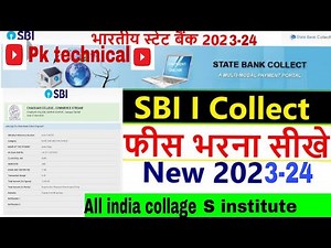 SBI collect online fee payment | college exam fee online payment kaise bhare | sbi payment receipt
