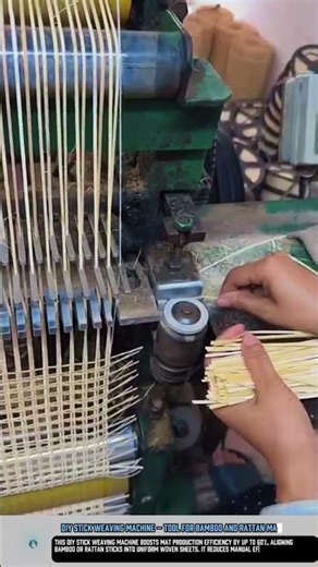 DIY Stick Weaving Machine – Tool for Bamboo and Rattan Mat Making