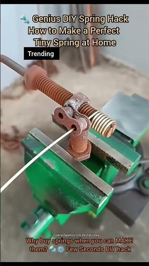 🔩 Genius DIY Spring Hack | How to Make a Perfect Tiny Spring at Home