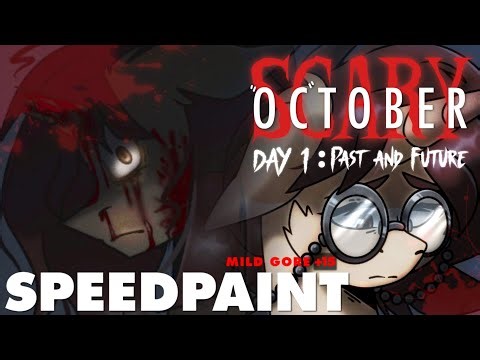 Scary OCtober - Day #1: Past and Future - MLP SPEEDPAINT