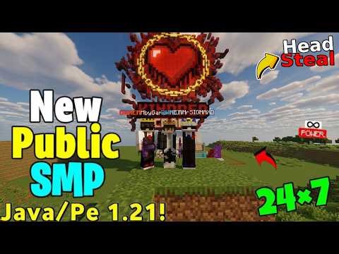 How To Join HeadSteal SMP | java/pe/pujav cracked Free to join