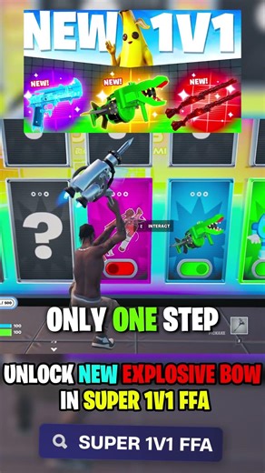 UNLOCK NEW EXPLOSIVE BOW IN SUPER 1V1 FFA!
