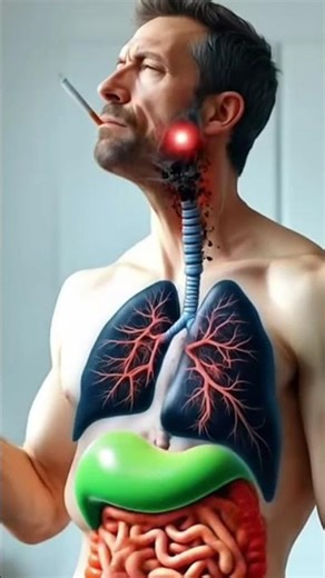 3D human digestive system animation 3d realistic