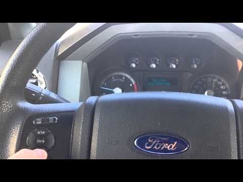 How to Reset the Change Oil Light on a 2012 Ford F-250