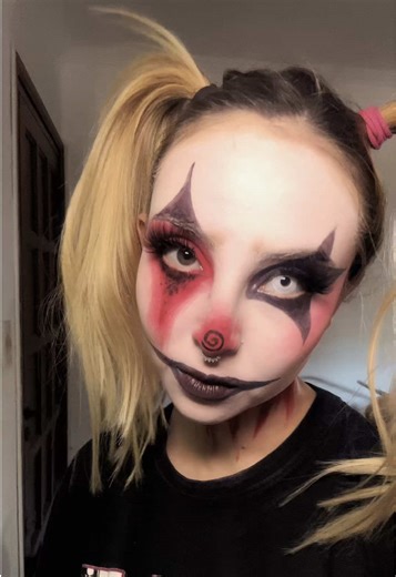 Pronto tutorial de este makeuppp🔥💀 #halloweenmakeup #maquillajedehalloween #clownmakeup #creepyclown