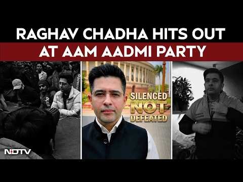 Raghav Chadha News | Raghav Chadha's First Reaction After AAP's Demotion Says, Silenced Not Defeated