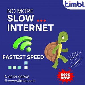 Why settle for less when Timbl gives you WiFi setup, UNLIMITED data, and superfast streaming? Connect now & upgrade your internet game! Book your FREE connection today! 📞 Call now: 92121 99966 🌐 Visit: www.timbl.co.in #internet #wificonnection #newconnection #FreeRouter #UnlimitedInternet #TimblInternet #HighSpeedWiFi #StreamNonstop #NoLimitsInternet #fastedinternet #nomoreslowinternet | Timbl