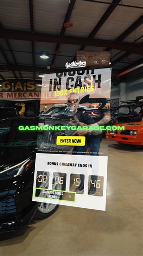🚨 Black Friday weekend starts NOW... but you better hurry, this deal ends TONIGHT! The perfect way to stack your entries in GMG#26: Buy One Get One Easy Entries! 🎟️🔥 🔗 GasMonkeyGarage.com | Gas Monkey Garage