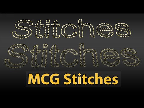 How to create stitches in 3dsMax