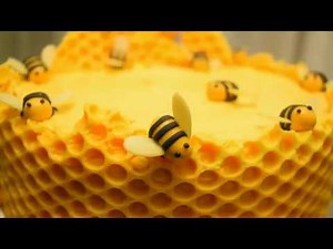 Honeycomb Bee Cake