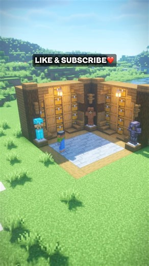 The BEST storage design you need!✨📦 #minecraft