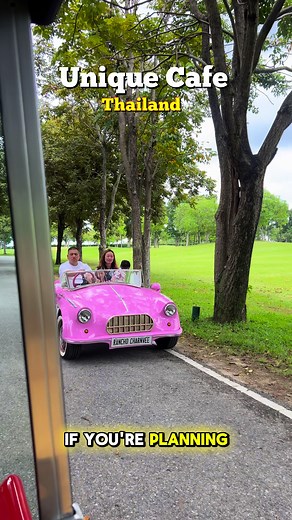 Most unique Cafe in Thailand. If you’re planning a trip to Thailand, make sure to visit Trot Cafe Khao Yai! This hidden gem is a paradise for nature lovers and coffee enthusiasts alike. Nestled within a picturesque golf course, it offers stunning scenery that enhances your overall experience. One of the unique highlights of this cafe is the opportunity to rent vintage cars, horses, and ponies. Depending on your family size, you can choose the perfect vehicle to enjoy a leisurely ride around the 