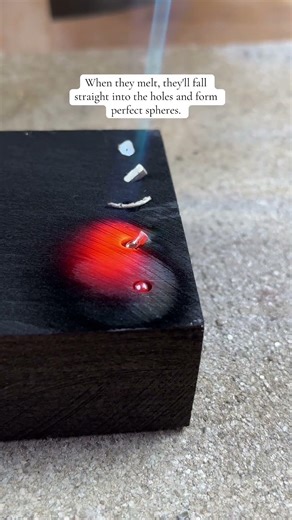 How to make perfect silver spheres using your silver scrap #jewelrytutorial