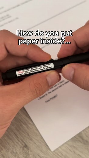 Pen with 120 rows of scrollable text (in both directions) #highschool #pen #study #student #college