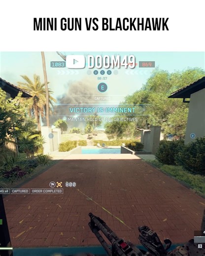 163K views · 1.2K reactions | Mini gun vs Blackhawk in Battlefield 6 #gamers #gaming #battlefield6 #gamer #Battlefield #Gameplay | DooM49 | Facebook