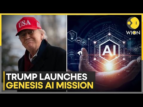 Trump Signs Order To Launch "Genesis Mission" To Speed Up AI-Driven Research | WION