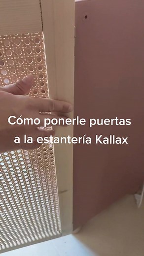 Cómo poner puertas en la estantería Kallax