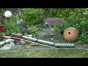 Eisenbahn Märklin H0 im Garten ~ Speicherfund Testfahrt 10-2020 NEU 4k