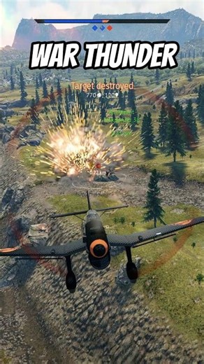 #WarThunder - Ju 87 Stuka bombs a T-28 tank! #Sabaton #Gaming