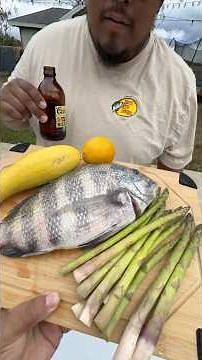 Grilling up fresh Sheepshead! #fishing #cooking #catchandcook