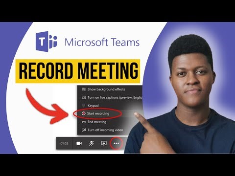 How to Record a Meeting in Microsoft Teams
