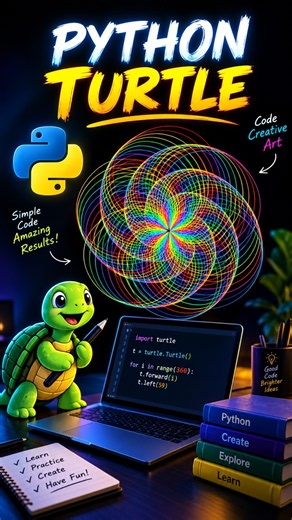 Python Turtle: Turn Code into Creative Art 🎨