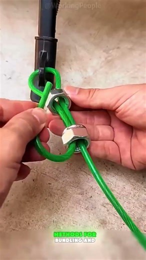 Methods for bundling steel wire rope ends 🛠️🪢 #shorts
