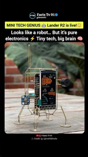 This Tiny Robot Is Actually a Smart Weather Station ⚡😳