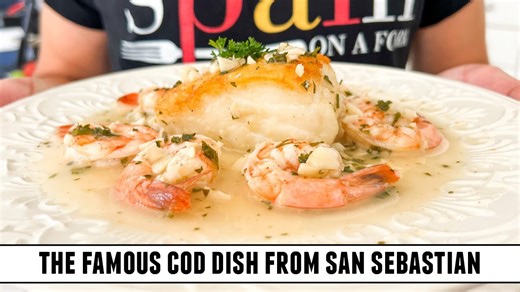 Bacalao en salsa verde | My favorite cod dish from San Sebastián