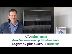 Buderus Gas-Brennwertkessel Logamax plus GB192iT | ökoloco