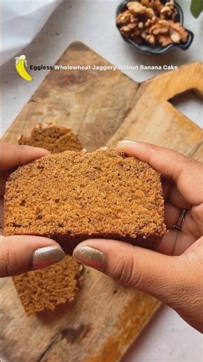 Eggless Banana Cake Recipe | Easy Cake Recipe | Eggless Baking | Healthy Bakes