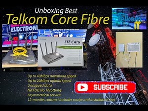 Unboxing Best D-Link LTE CAT6 + Fibre installation Wi-FI AC1200 Gigabite Router Telkom Unlimited