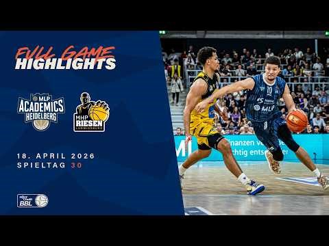 MLP Academics Heidelberg vs. MHP RIESEN Ludwigsburg - Full Game Highlights - Matchday 30, 25/26