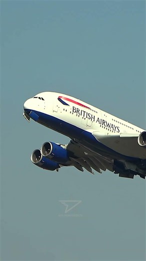 A380 engines working HARD! 😓 #aviation #a380