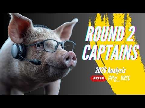 Pig’s *ROUND 2* Captaincy Options | AFL SuperCoach 2026