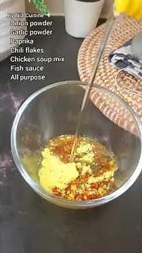 Basa filet marinated and well cooked