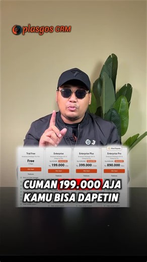 Plasgos - Marketplace B2B | COBA PLASGOS CRM Cukup sekali setting, chatbot AI langsung jalan, ngobrolnya alami, bahkan ada auto warmer untuk follow up pelanggan.... | Instagram
