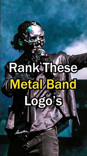 Rank These METAL BAND Logos From WORST To BEST #shorts #metal #ghost #sleeptoken