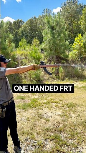 Ruger 10/22 with MARS FRT is INSANE You’ve Got to Go One Handed #shorts