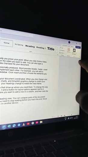 Hide Unhide Ribbon in MS Word | Manoj Pandey | #mstechtricks #shorts