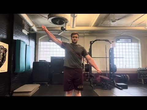 Band Overhand/Underhand Diagonal Pull Aparts