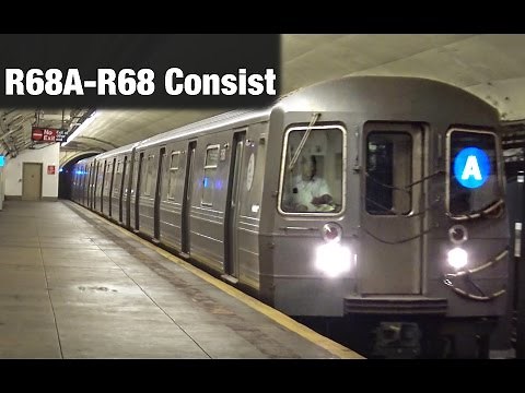 ⁴ᴷ R68-R68A A Train Action at 190th Street