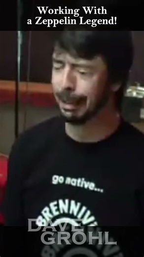Dave Grohl - Working With a Zeppelin Legend! #davegrohl #ledzeppelin #rocknroll