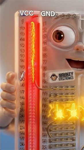 ¿Cómo funciona una PROTOBOARD por dentro? 🤯🔌 Explicación 3D