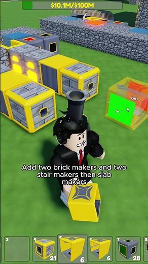 Best starter farm in block tycoon #ez #easy #starter