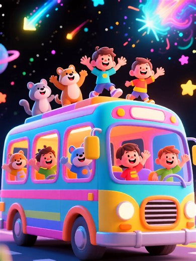 Cartoon for kids. Cute and colorful animals. Song Whels on the Bus #cartoon #kidsoftiktok #cartoonforkids #cartoonforbabies #baby #kidsvideo #tiktokkids #kidsfun #kindergarten #kidsoftiktok #kidsactivities #viralvideos #kidscartoon #animation #animationvideo