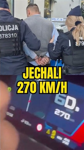 🏎️🤯 270 km/h jechał kierowca BMW na S10 a jego pasażer wszystko nagrywał⚠️