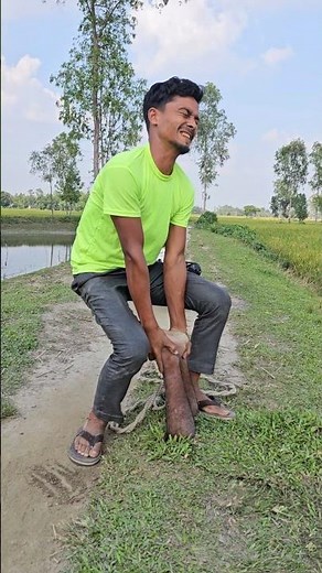 People were tied up with ropes on the street.