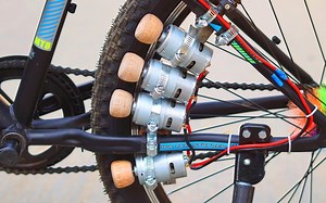 4 倍 动 力！给自行车装上4个775电机！