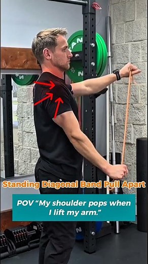 Diagonal Band Pull Apart For Shoulder Tightness Relief